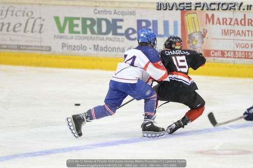 2015-04-12 Torneo di Pinzolo 4245 Aosta-Hockey Milano Rossoblu U12 Lorenzo Spada